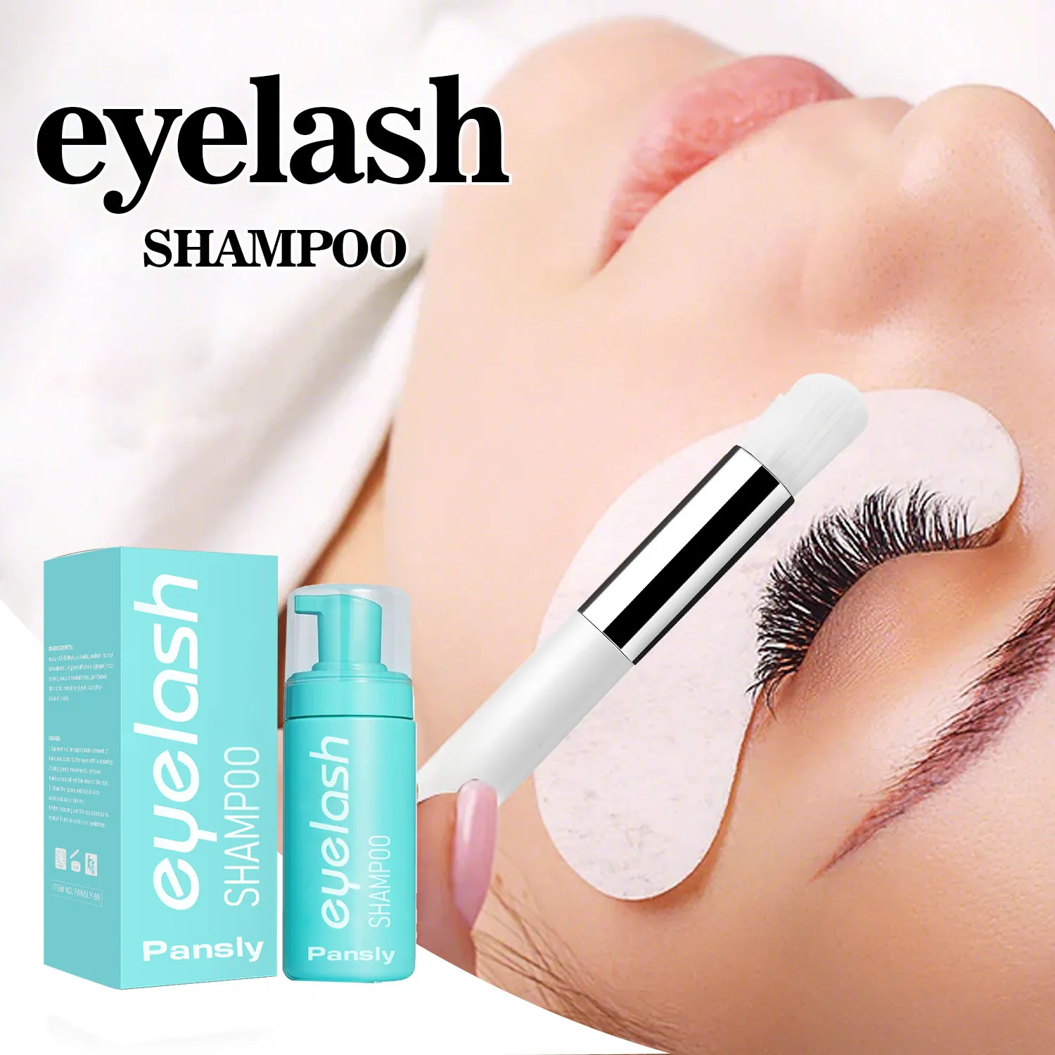 Eyelash shampoo
