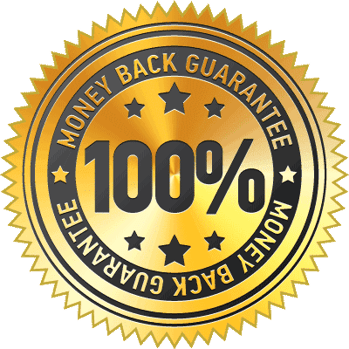 100% money back guarantee