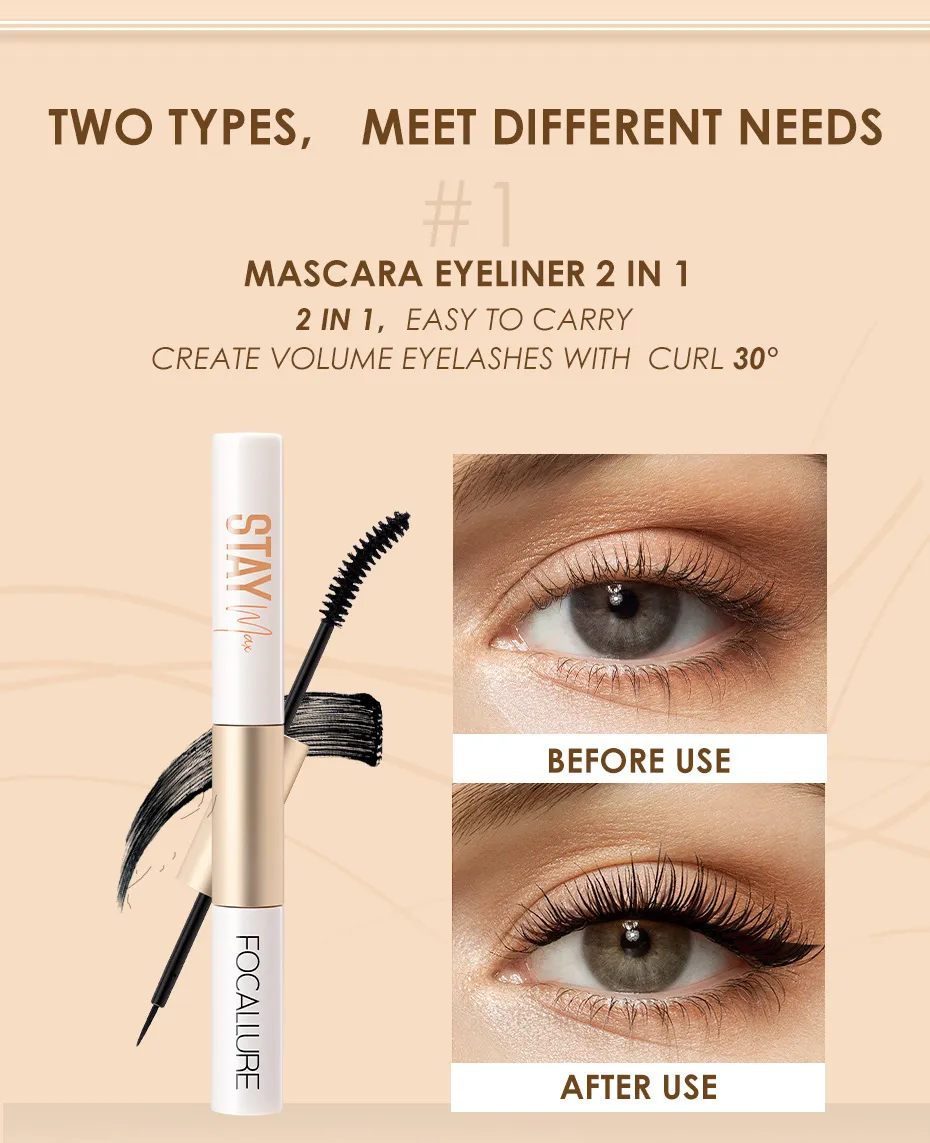 Mascara & Eyeliner 2-in-1